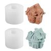 Fliegendes Haus Silikonform 3D Kleine Hausformen Ornament Bastelformen Sukkulenten Formen für Tischdekorationen