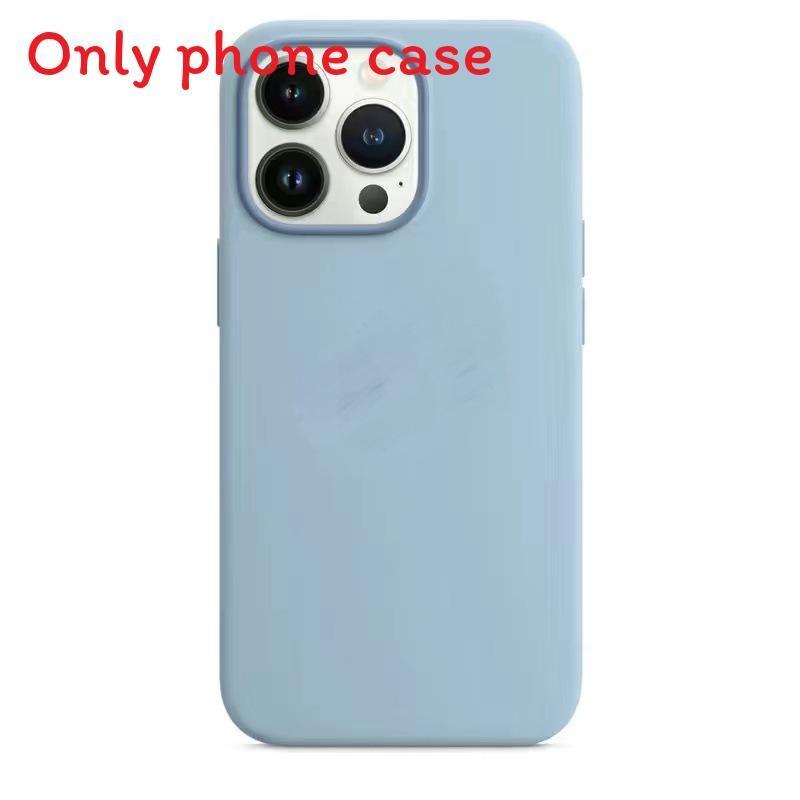 Silicone Liquid Magnetic Phone Case With Shock Absorption For Iphone Pro 13