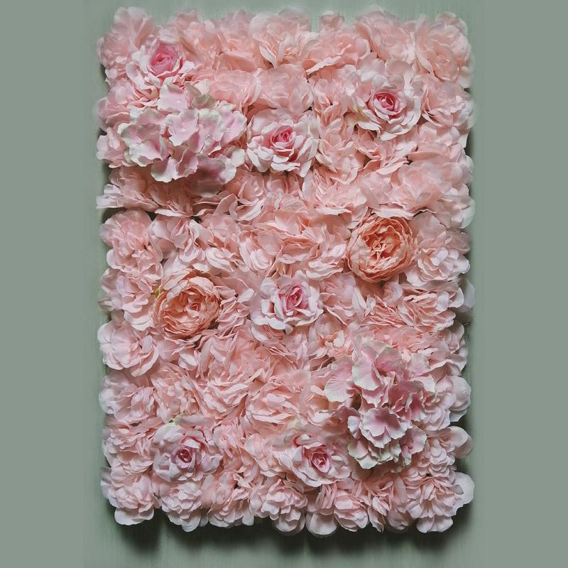 60X40CM Artificial Silk Rose Flower Wall Wedding Christmas Decoration Decorative Silk Hydrangea Wedding Decoration Backdrop