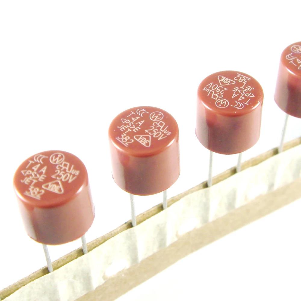 10Pcs Cylindrical Fuses T0.5A 500mA 1A 1.6A 2A 2.5A 3.15A 4A 5A 6.3A 8A 250V Slow Fuse 382 LCD TV Power Board Commonly Used Fuses4