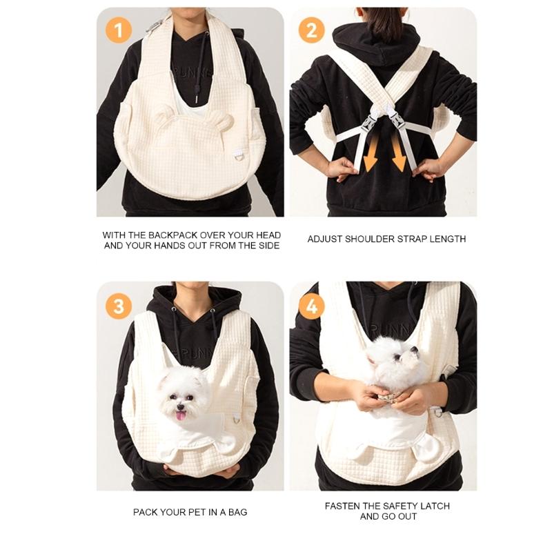 Cats Carriers Bag Spacious Bag for Travel Soft Shoulder Bag Large Capacity