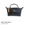 LONGCHAMP Le Pliage City Coated Canvas Dumpling Bag Handbag Women's Black 34175HYQ001