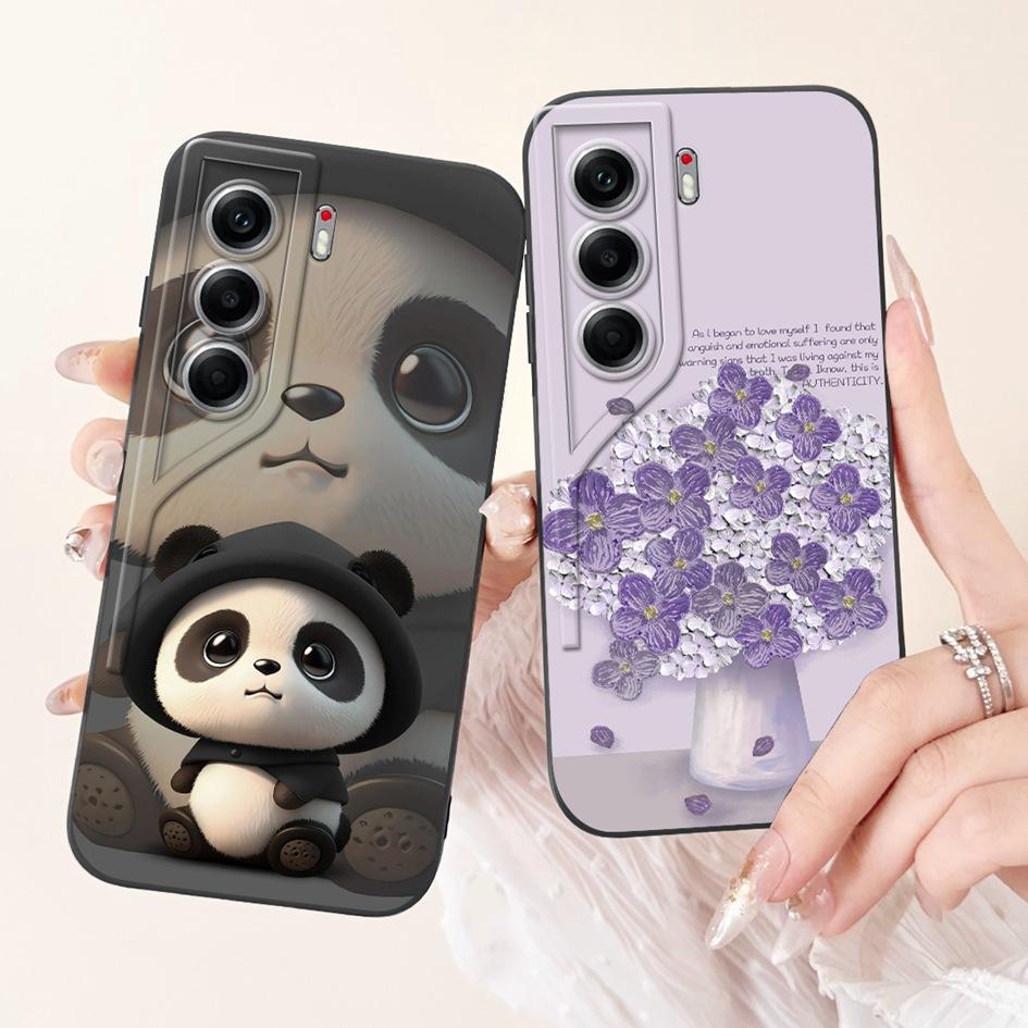 For Tecno Camon 40 Case Camon40 Pro Cover New Fashion Flower Daisy Pattern Soft Silicone Protector For Tecno Camon 40Pro 5G Capa