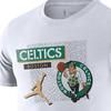 Jordan NBA Dri-FIT Celtics Basketball Print Crew Neck Short Sleeve T-Shirt Men Tops White DA6607-100