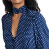 NobodyÂ´s Child Womens/Ladies Karen Polka Dot Side Tie Neck Blouse
