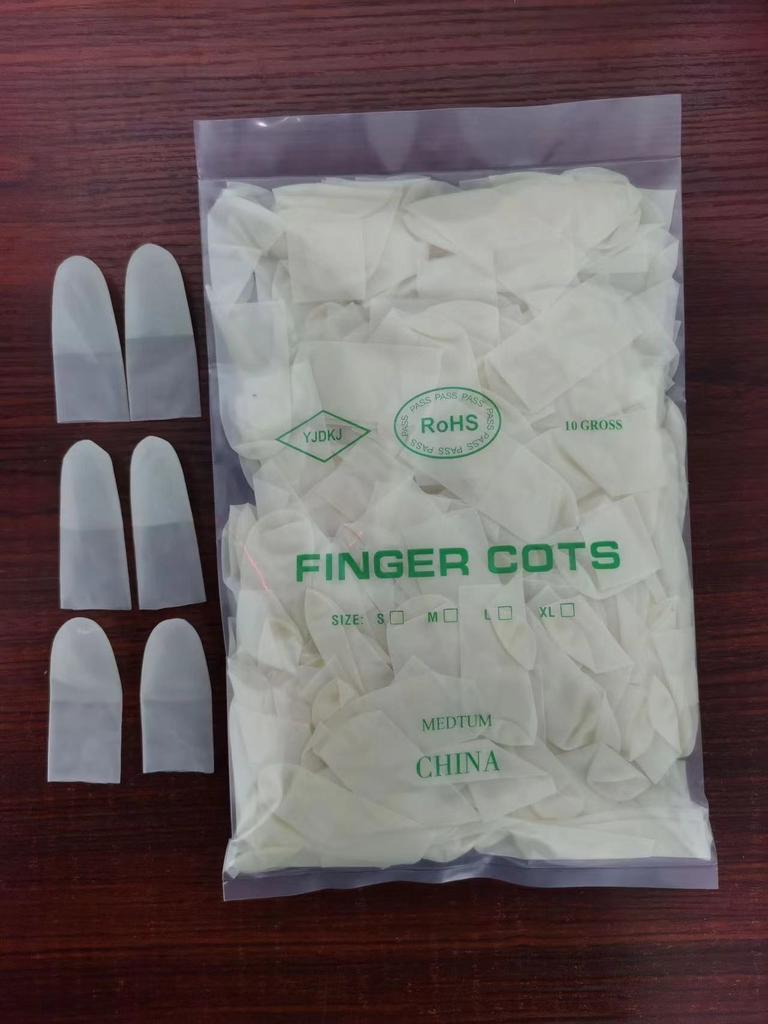 Anti-cut Disposable Industrial Safety Product Thickened Anti-Static Dust-Free ESD Finger Cots