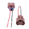2Pcs Car Headlight Socket Original 9006/HB4 Socket Base High Quality ABS + Wire Car Light Accessories
