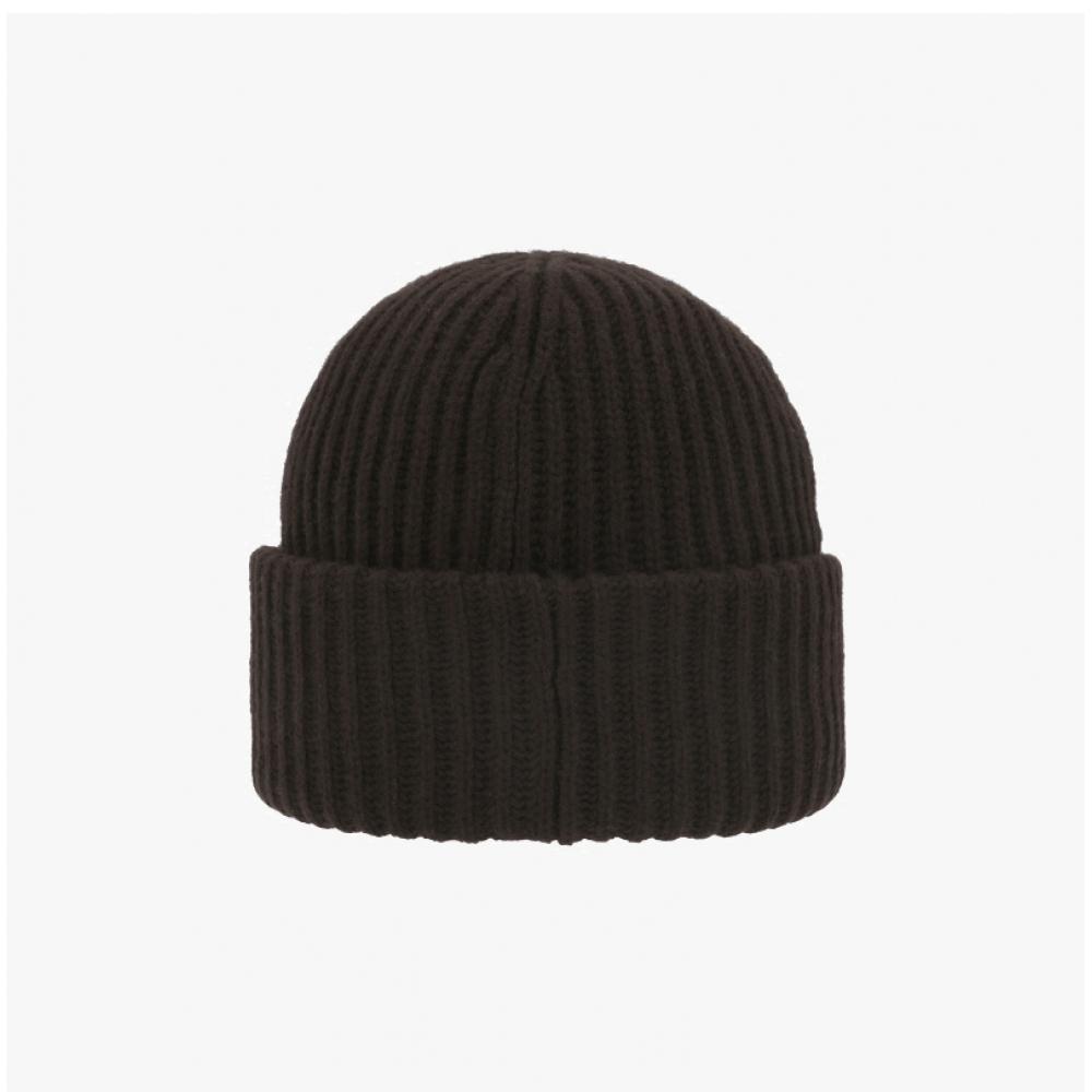 Ganni Structured Beanie With Logo Patch B3020019