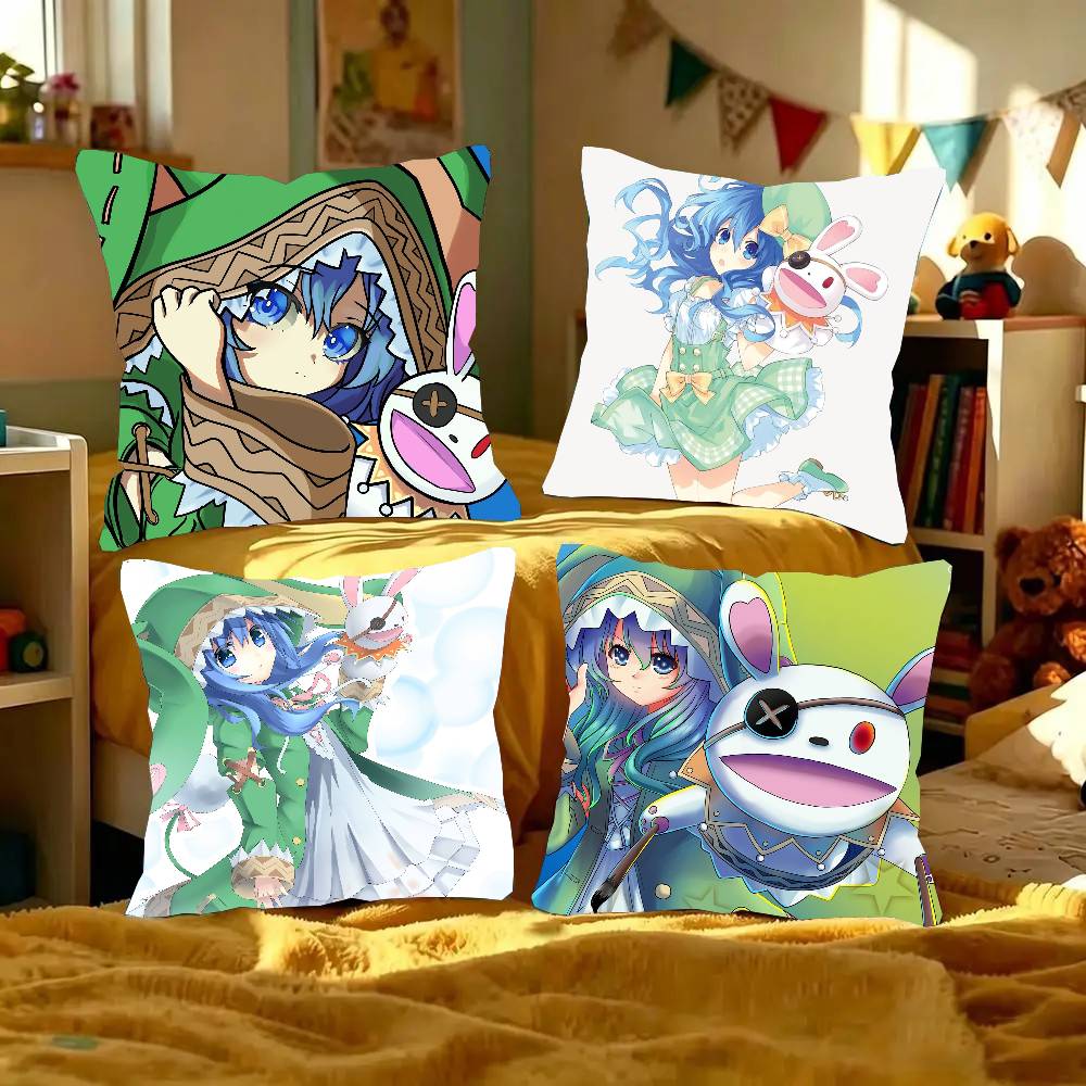 Anime Himekawa Yoshino Pillow Case Fashion Square Pillowcase Bedroom Sofa Room Ins Decoration Leisure