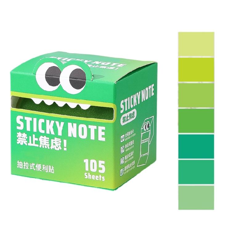 Pull Out Sticky Notes for Writing 150 Sheet Note Memo Pad Pearlescent Adhesive Note Paper for Office Suplies