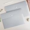 1pc File Folder Organizer With Buckle Blue Green Pink 32x23cm For School Office Student Teacher