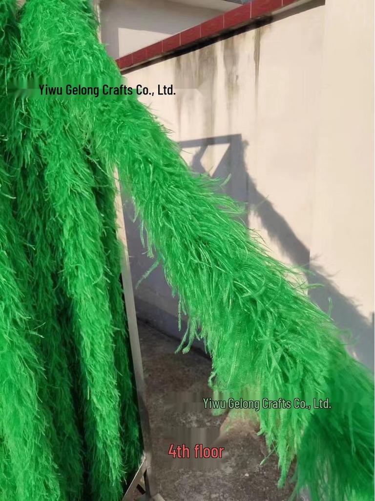 Ostrich Feather Strips for Decorative Stage & Catwalk Scarves