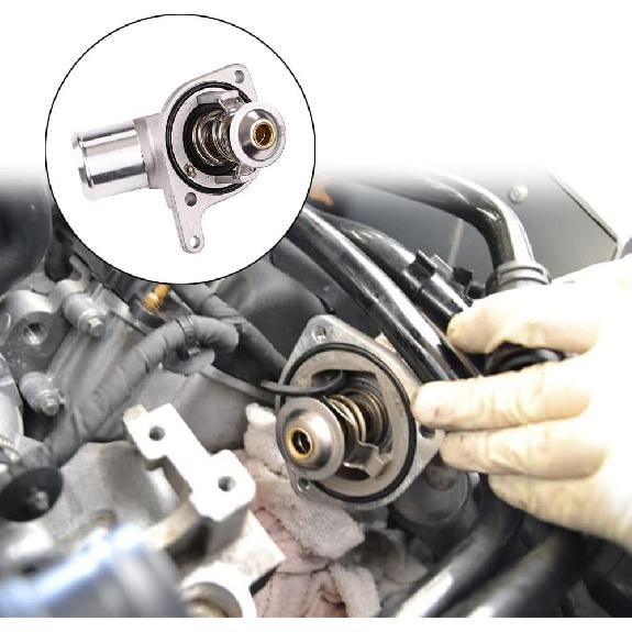 Termostat chłodnicy Kompatybilny z Chevy GMC Hummer Camaro Corvette Silverado Suburban Tahoe, Sierra Yukon, H2 Obudowa termostatu silnika Wlot wody