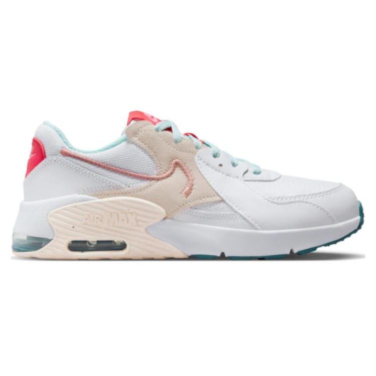 New Nike Air Max Excee 'White Red Guava Ice' Gs FB3058-102