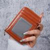 Amazon explosions multicolor zipper credit card package 12 card anti-theft wallet ladies small card holder card package