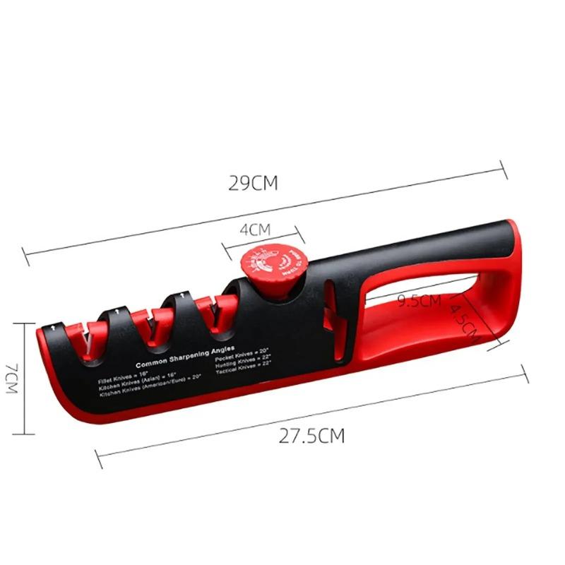 Kitchen Sharpener Tool Angle Adjustable 4 Stage Knife Sharpener Professional Knife Scissors Sharpening Grinder Knives Whetstone
