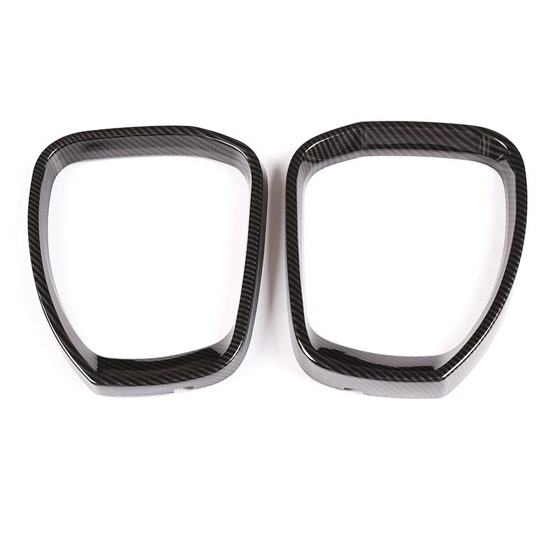 

ABS Карбоновое волокно Накладка на рамку бокового зеркала заднего вида для автомобиля Land Rover Discovery 4 LR4 2010-2016 LHD Внешние аксессуары