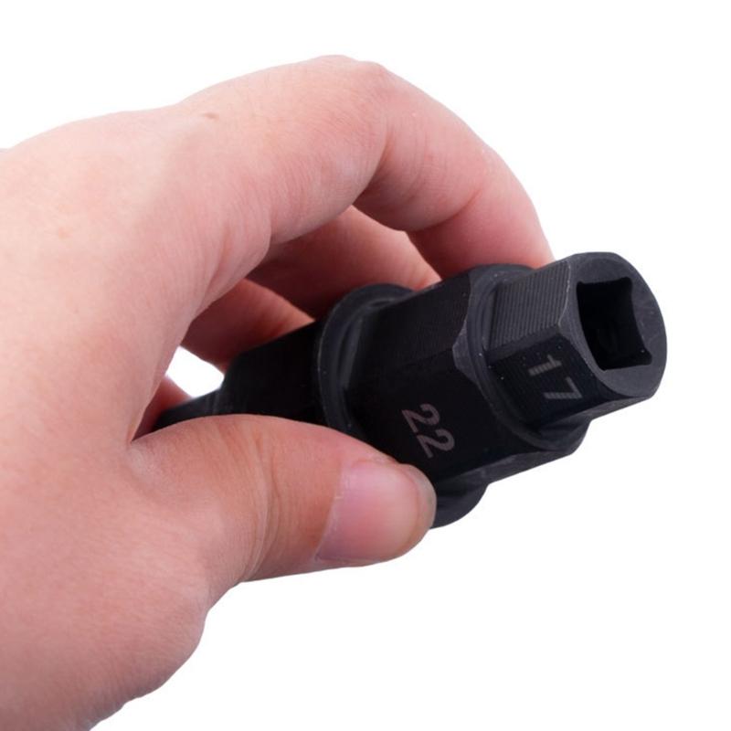 Tool for Motorcycles 3/8” Inch Allens Socket Front Wheel Hubs Spindle Adapter 17mm 19mm 22mm 24mm