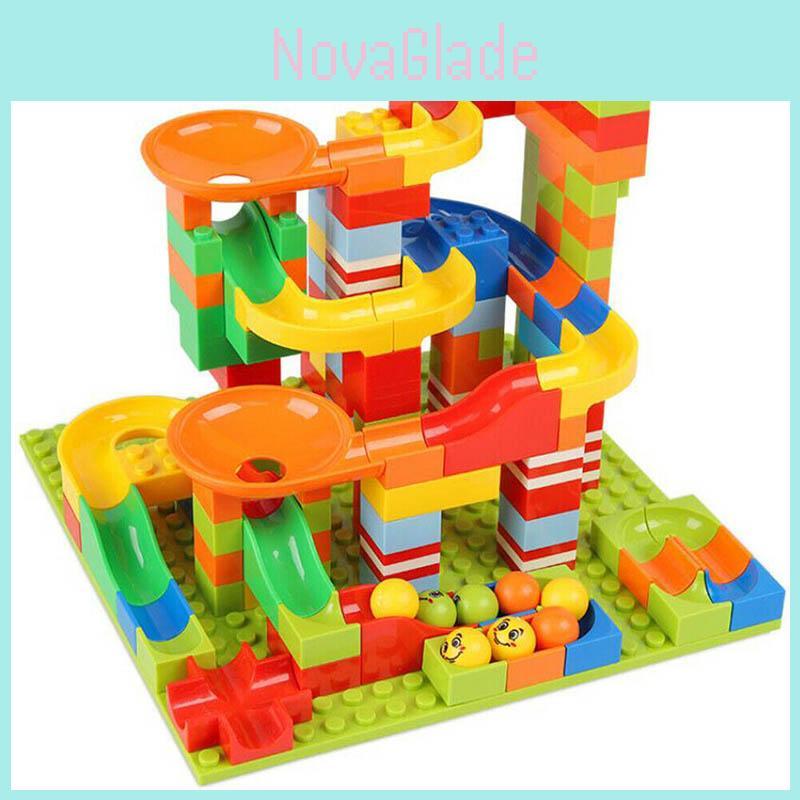 165 Teile Klassische Murmelbahn Labyrinth Ball Rennstrecke Bausteine Set Für Endlosen Spaß