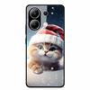 Glass Case For Xiaomi Redmi Note 13 Case Soft Bumper Tempered Glass Hard Back Cover For Redmi Note 13 Pro Phone Case Funda Coque