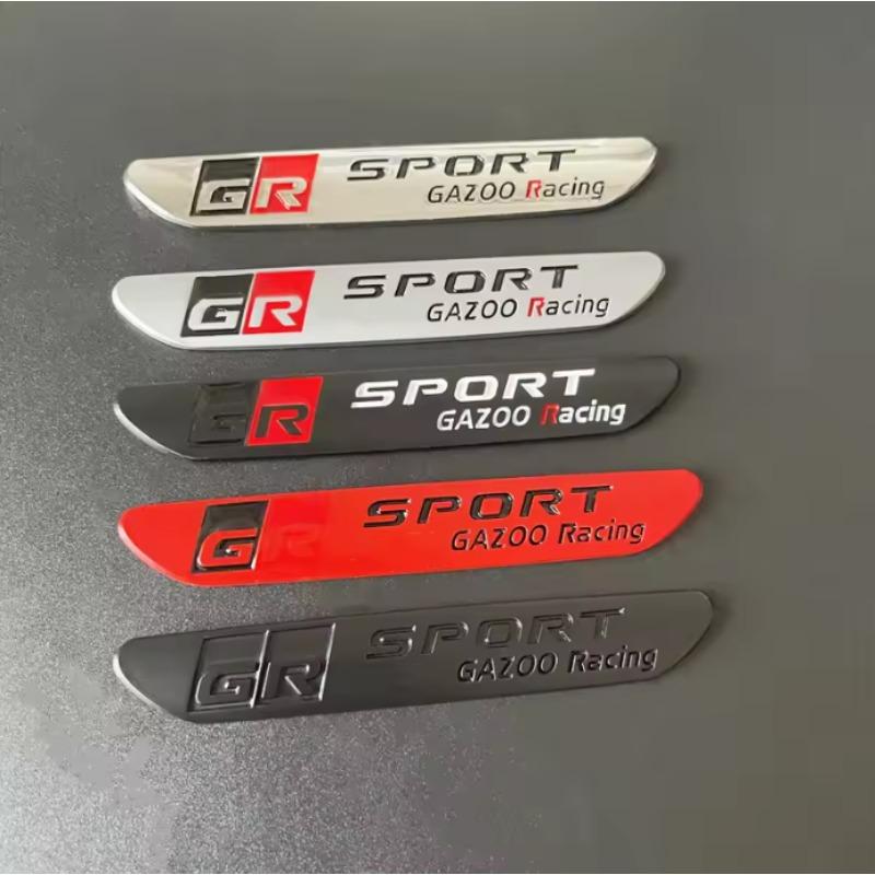 Metal 3D G-R Sport Gazoo Racing Logo Emblema Aripă Laterală Mașină Insignă Autocolant Pentru C-HR RAV4 Corolla Camry