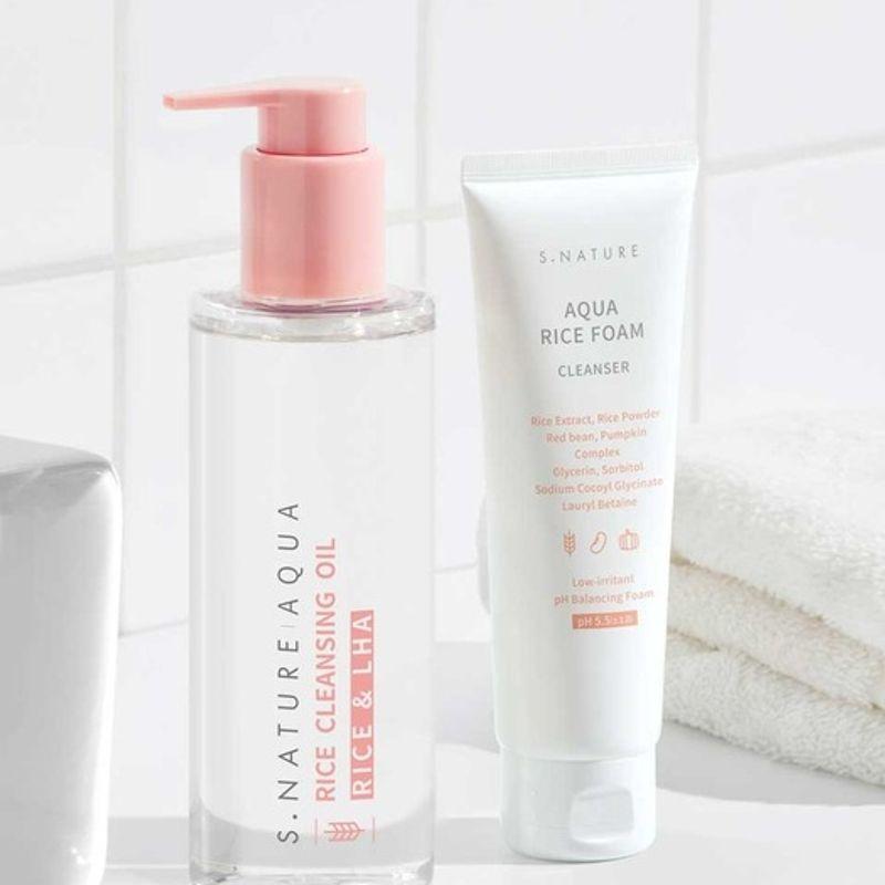 

Aqua Rice Cleansing Duo Set (Cleansing Foam 160ml + Cleansing Oil 200ml) (+Moisture Cream 10ml + Cleansing Oil 13ml included)