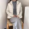 Winter Stand-up Collar Knitted Splicing Down Jacket Women's 2025 New Light and Thin Warm Short Jacket