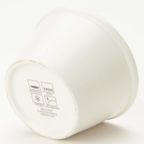 TAMAKI Cocotte Liten Skål, Vit, 7,4 x 4,4 cm, 100 ml, fortemore, T-661994, Förpackning med 5