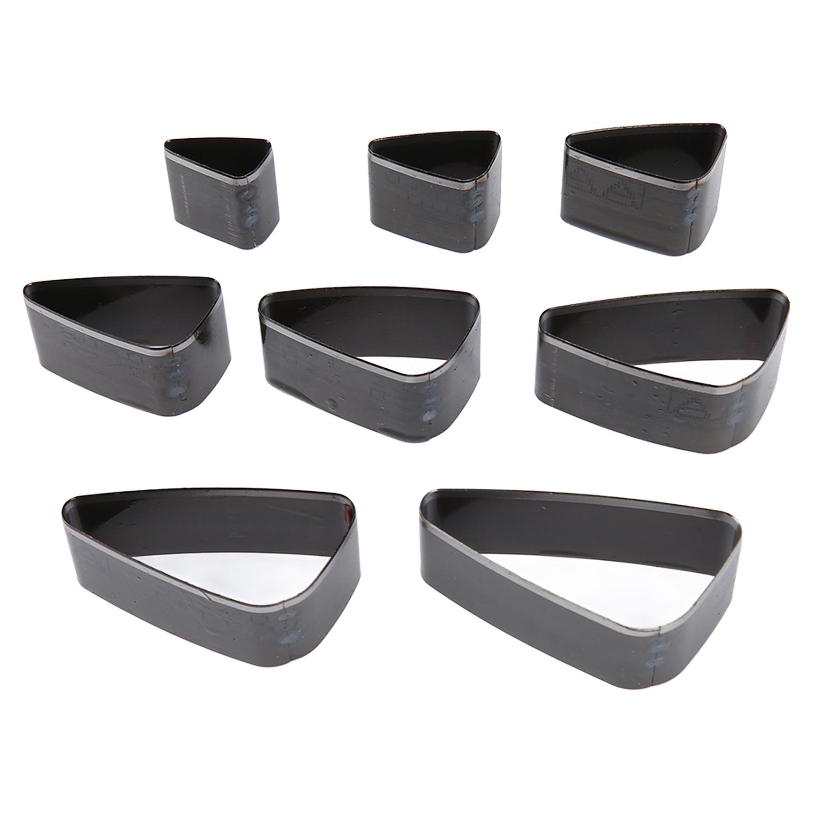 

8 шт. Кожаный пробойник, форма для тиснения, сделай сам, ручная работа, высокоуглеродистая сталь, штампы для резки кожи для слоения ткани