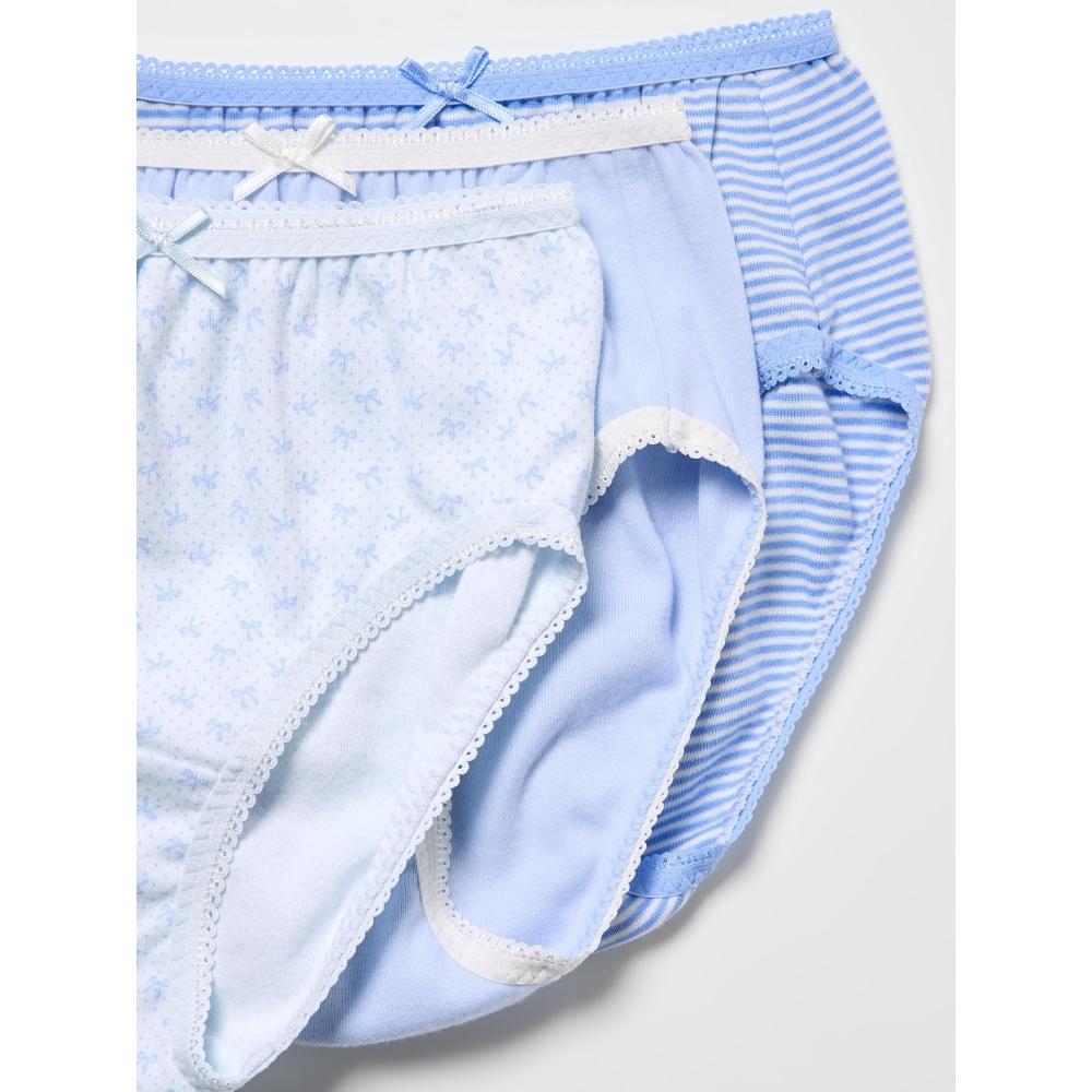 Uniqlo Girls Short Socks 3p  Ribbon 