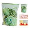 Fruit Vegetable Freezer Bag Zipper Closure Large Capacity BPA Free Leakproof Reusable Food Storage Bag