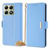 For Xiaomi 14T Case PU Leather Wallet Stand Phone Cover with Crossbody Shoulder Strap