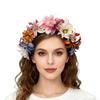 New Mori ins wind simulation flower women's headband hair accessories, Hawaiian vacation headgear