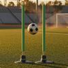 2 Pieces Agility Training Pole Portable Rebound Weather-Resistant