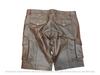 Cargo Stylish Shorts Pant Men's Brown Leather Shorts Handmade Soft Sheepskin