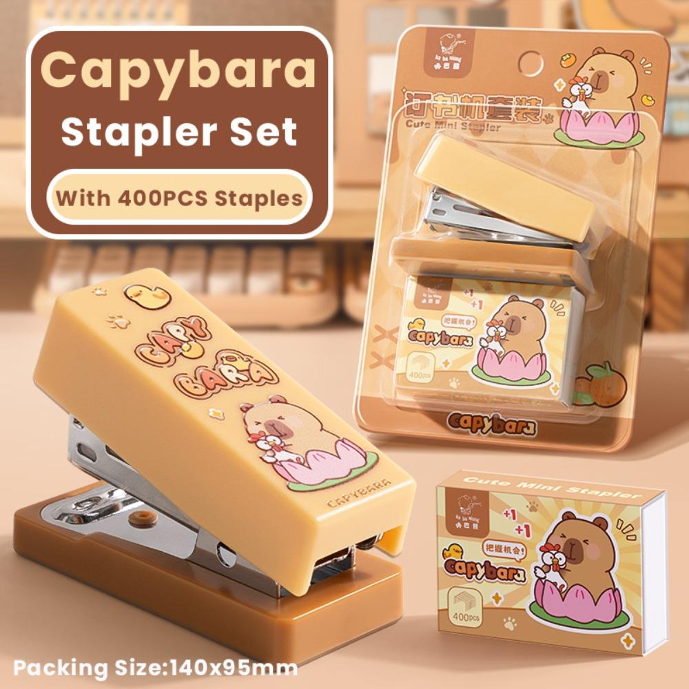 

Используйте степлер 24/6 Капибара/Панда Ручная сшивальная машина Принадлежности для переплета книг Capybara