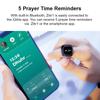 20mm Ring Tasbih Counter Bluetooth-compatible 5.1 5 Prayer Time Tasbih Tally Counter Ring Vibration Reminder Islamic Muslim Gift