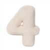 Plush Abc Alphabet Pillow For Children With Sheep Wool Fabric And Soft Support