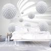 Fototapet modern, simplu, 3d, geometrie sferică, tapet de perete pentru cameră de zi, fundal de birou