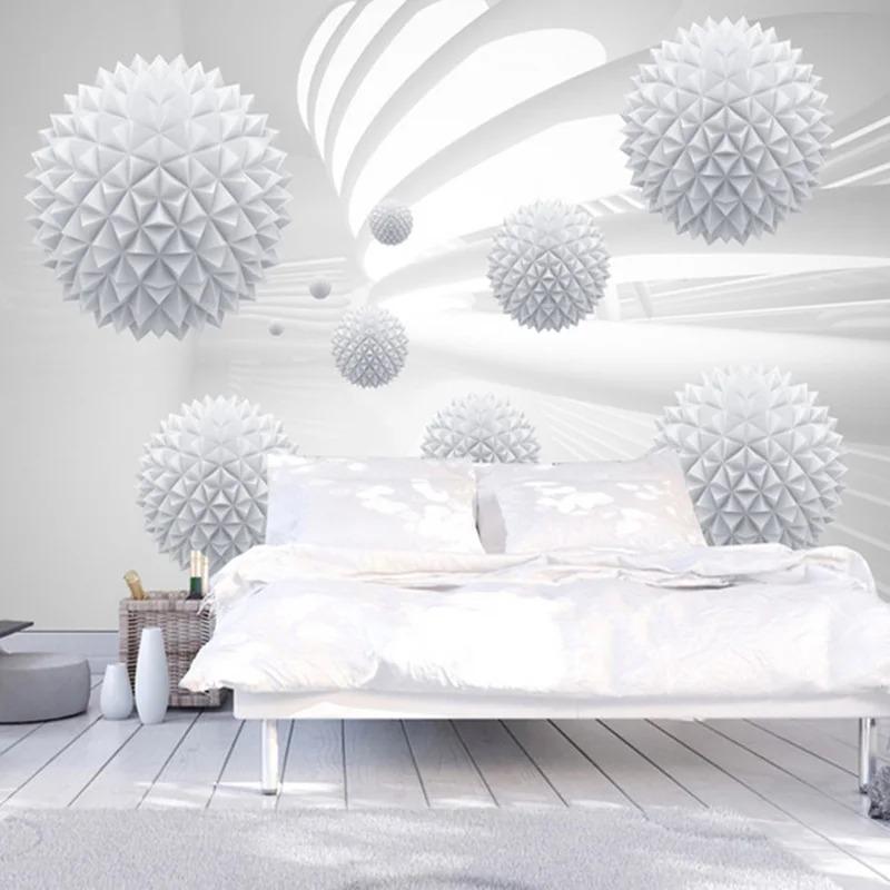 Fototapet modern, simplu, 3d, geometrie sferică, tapet de perete pentru cameră de zi, fundal de birou