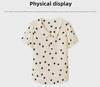 Women's Polka Dot Doll Collar Loose Tops - Summer 2023 Fashion