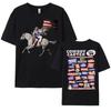 Beyonce Cowboy Carter Neues Album T-Shirts Herren Damen Vintage Baumwolle Kurzarm T-Shirt Mode Kleidung Streetwear Mädchen T-Sh...