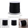 100M x 0.8mm Nylon Chinese Knot Cord Rattail Macrame Shamballa Thread String Black Chinese Knot Cord Home Supplies Knitting Rope