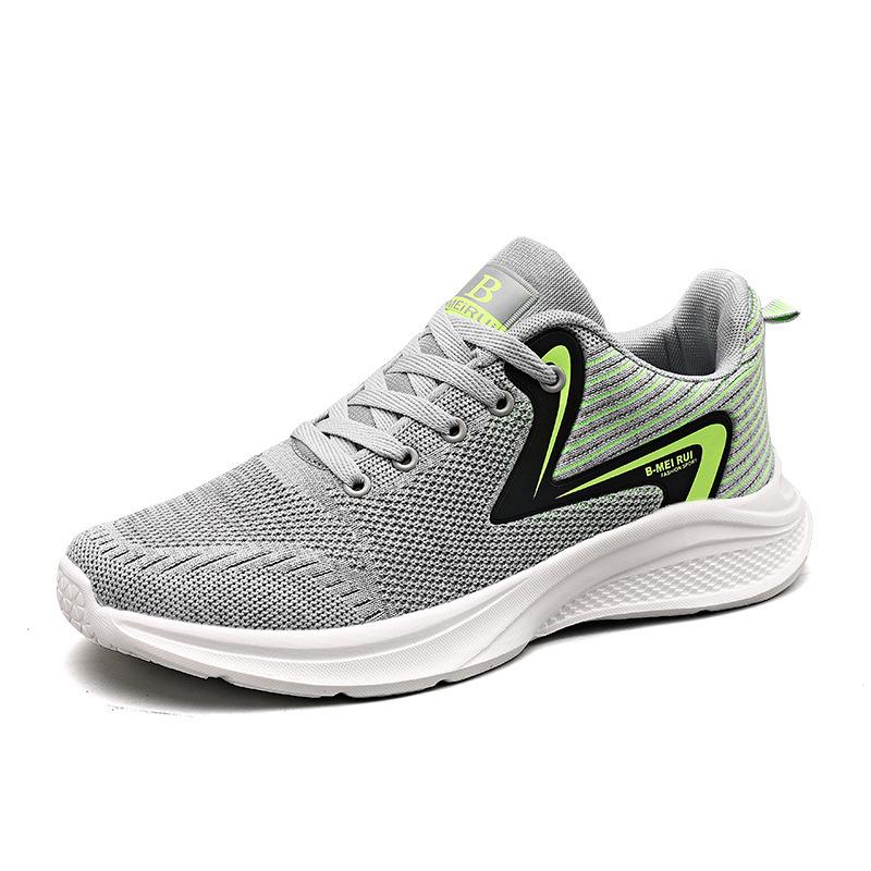 

Summer new trendy shoes fashionable men mesh fly-woven Korean version running sports shoes men s men s sports shoes 44