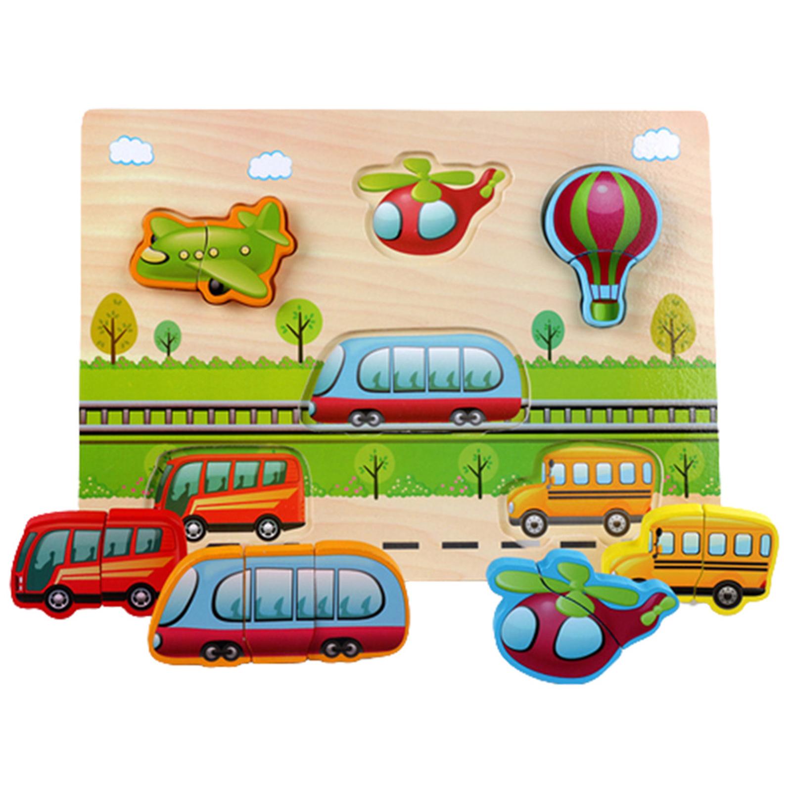

Children 3D Puzzle Wooden Educational Puzzles Toy Baby Learning Toy Multi Theme
