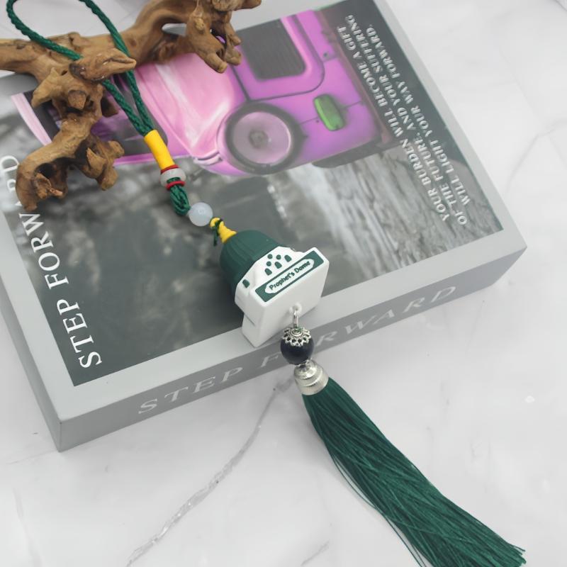 Islam Car Rear Mirror Hangers Ramadan Eid Muslim Car DéCor Hanging Charm Decor Interior Accessories