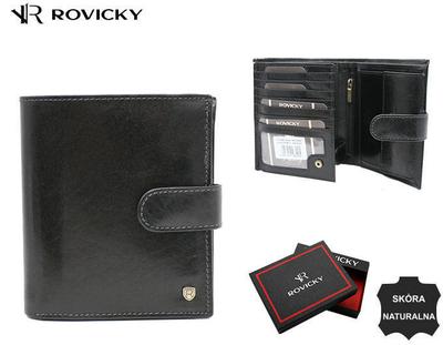 Large Men's Leather Wallet with RFID System - Rovicky