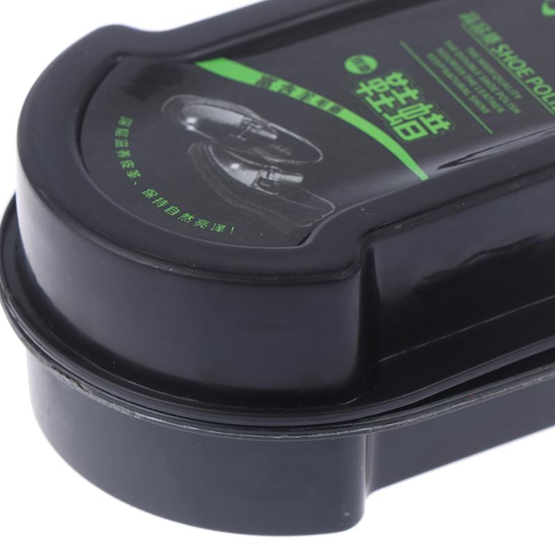 Incoloră Shine Pantofi Perie de burete Polish Wax Cleaner Praf Instrument de curățare a pielii