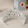 Haarschmuck Retro Braut Barock Legierung Strass Hochzeitskleid Bankett Kopfschmuck Krone Hochzeitsschmuck