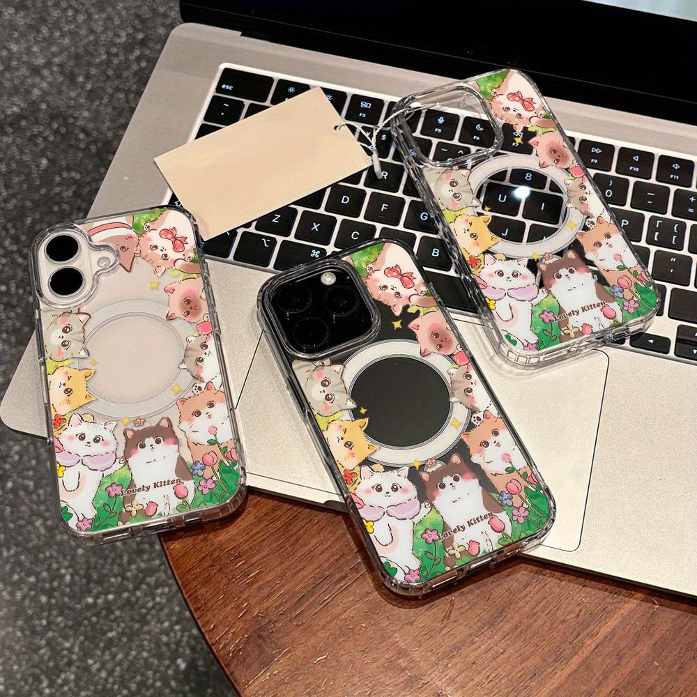 Magnetic Phone Case for iPhone 11 12 13 iPhone 13 14 15 Pro 15 16 Pro Max Samsung A15 A16 A25 A26 A55 A56 S25 S24 S22 S23 Ultra S25 Edge